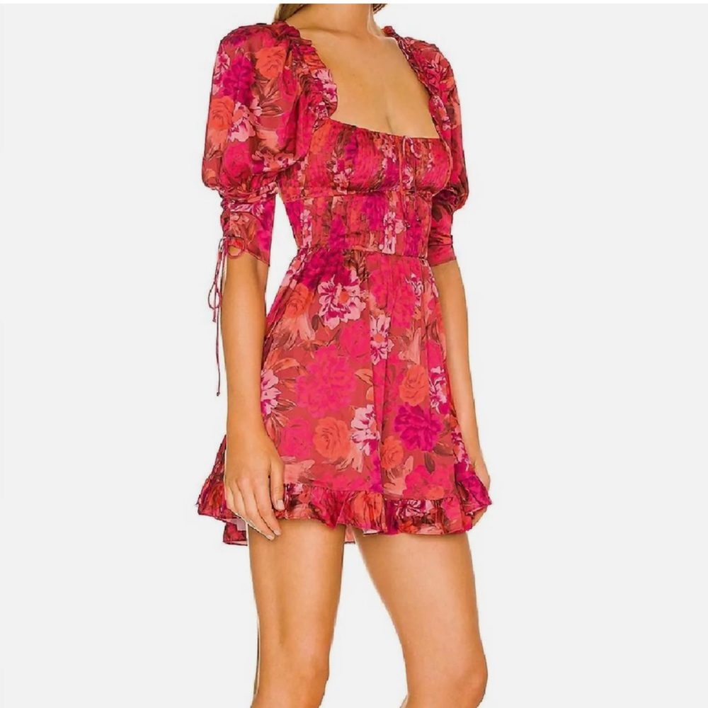 For love and lemons Alia mini dress in size M